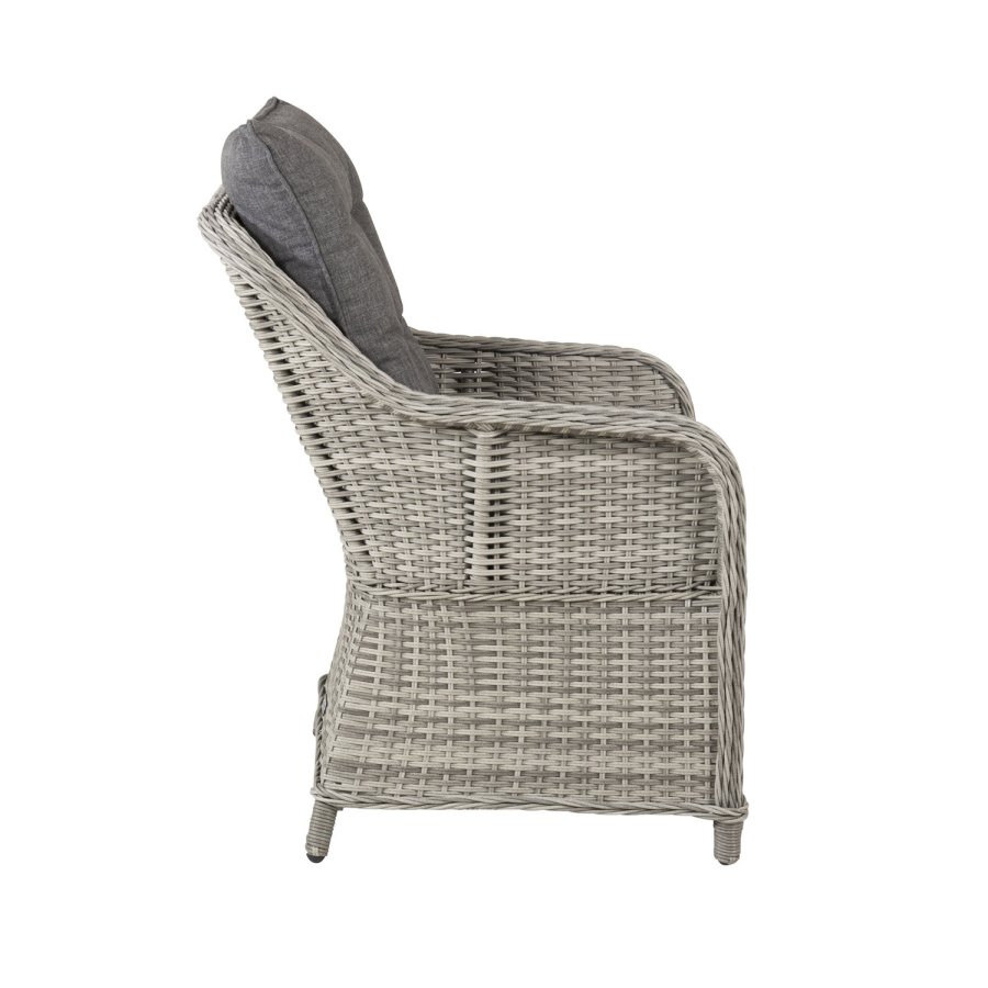 VENTURE DESIGN Vikelund - Armchair - Grey/grey cushion