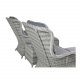 VENTURE DESIGN Vikelund udendrs loungest m. hynder - gr rattan og aluminium 
