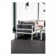 VENTURE DESIGN Parma rektangulr havebord - gr polywood hvid aluminium (110x60)