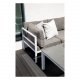 VENTURE DESIGN Parma rektangulr havebord - gr polywood hvid aluminium (110x60)