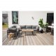 VENTURE DESIGN Copacabana Lyx modul havesofa - midterdel - m. gr hynde - sort aluminium 