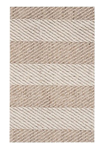 TEPPI Tresse Hall gulvtppe m. striber, rektangulr - multifarvet bomuld og chenille (80x150)