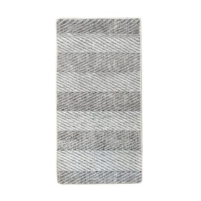 TEPPI Tresse Hall gulvtppe m. striber, rektangulr - multifarvet bomuld og chenille (80x200)