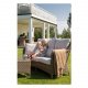 VENTURE DESIGN Vikelund sofa havest m. sand hynder - natur rattan og aluminium 