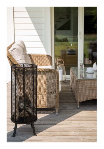 VENTURE DESIGN Vikelund sofa havest m. sand hynder - natur rattan og aluminium 