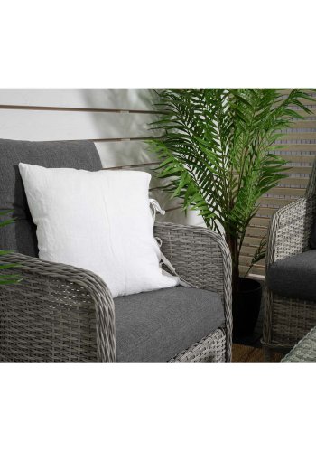 VENTURE DESIGN Vikelund sofa havest m. gr hynder - gr rattan og aluminium