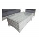 VENTURE DESIGN Vikelund sofa havest m. gr hynder - gr rattan og aluminium