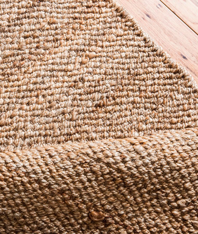 TEPPI 00015A gulvtppe, rektangulr - natur jute (200x290)