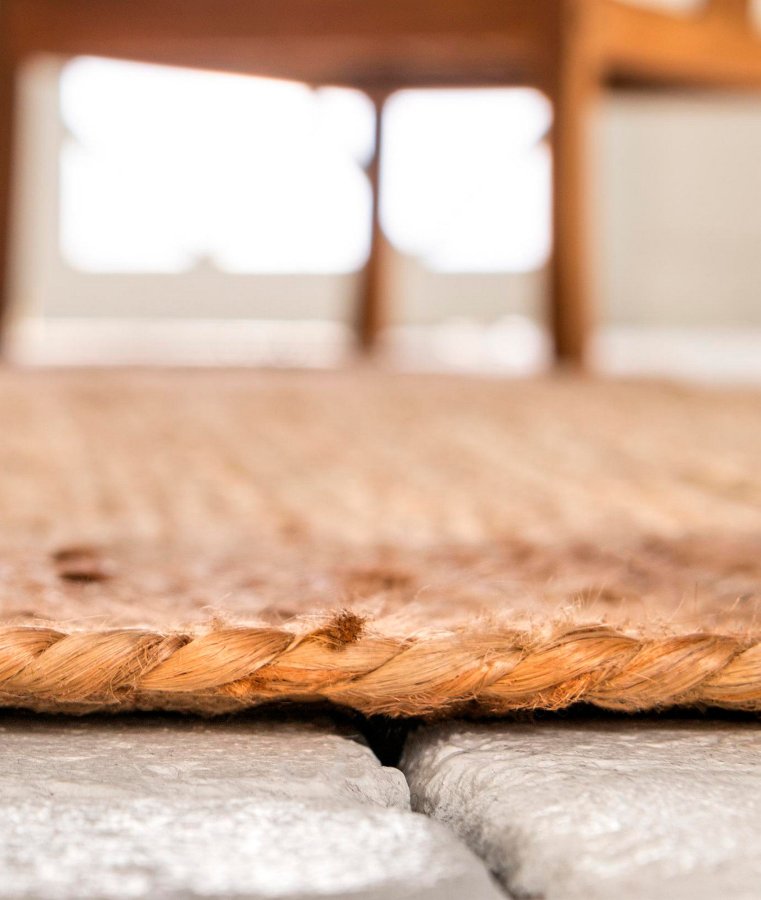 TEPPI 00015A gulvtppe, rektangulr - natur jute (200x290)