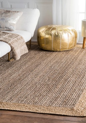 TEPPI 00020A gulvtppe, rektangulr - natur jute (160x240)