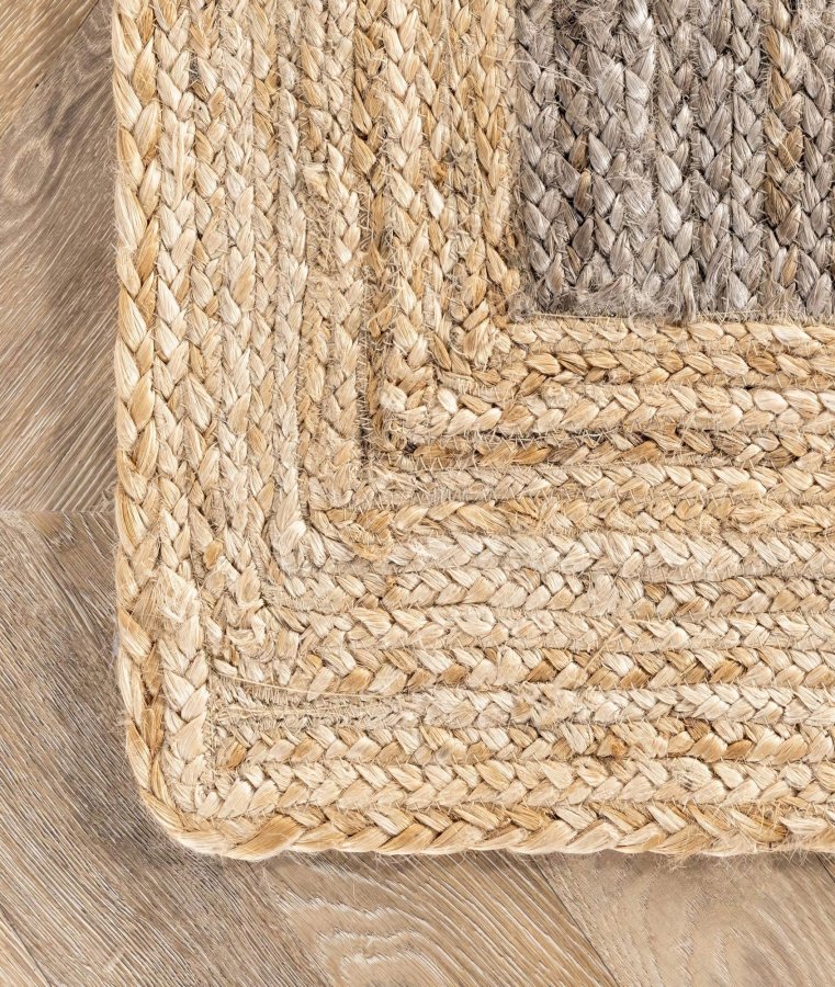 TEPPI 00020A gulvtppe, rektangulr - natur jute (160x240)