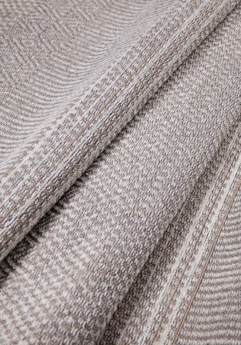 TEPPI 23041A gulvtppe m. mnster, rektangulr - creme jute og chenille (120x180)