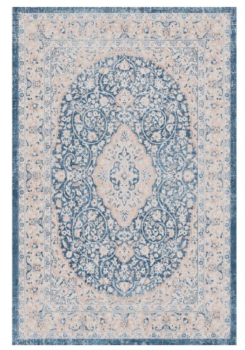 TEPPI 4014A Hall gulvtppe, rektangulr - multifarvet fljl stof (80x150)