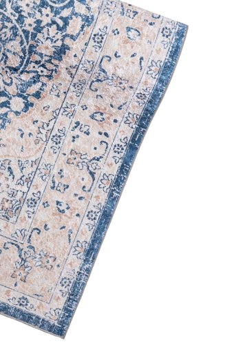 TEPPI 4014A Hall gulvtppe, rektangulr - multifarvet fljl stof (80x150)