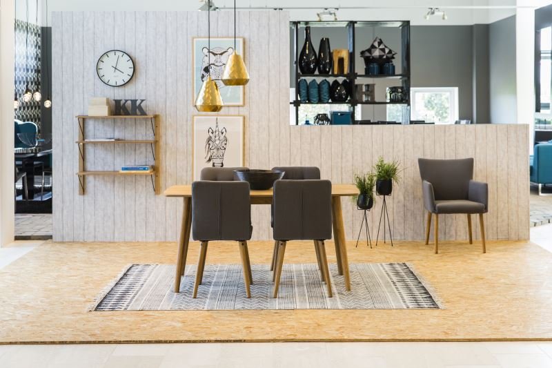 ACT NORDIC Nagano spisebord - natur egetr