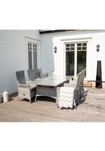 VENTURE DESIGN Bastian udendrs blkurv - sort stl (H:135)