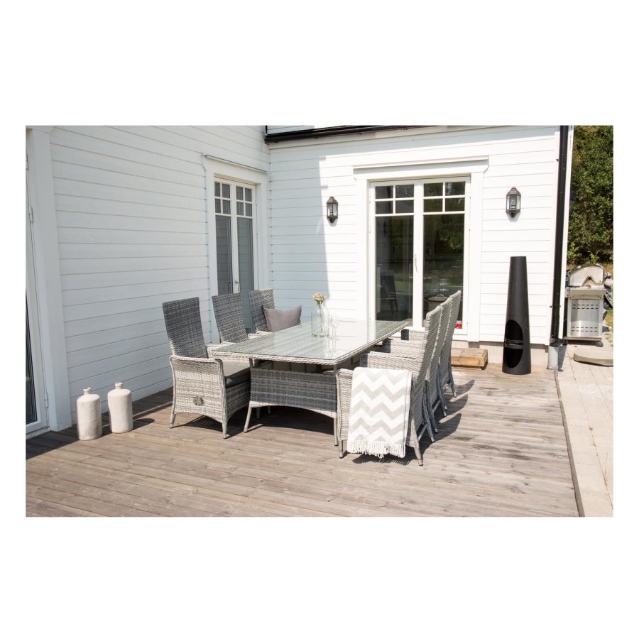 VENTURE DESIGN Bastian udendrs blkurv - sort stl (H:135)