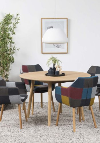 ACT NORDIC Nagano spisebord - eg, rundt (:120)