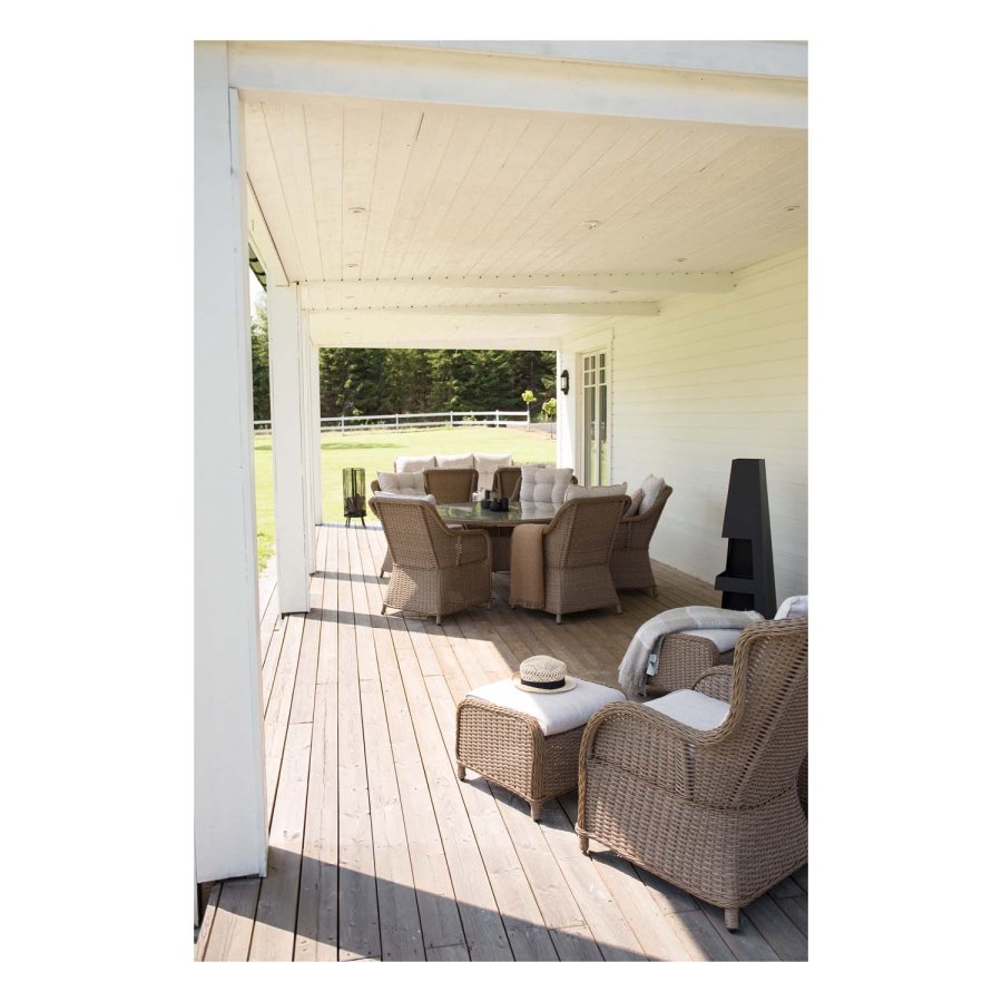 VENTURE DESIGN Bastian udendrs blkurv - sort stl (H:120)