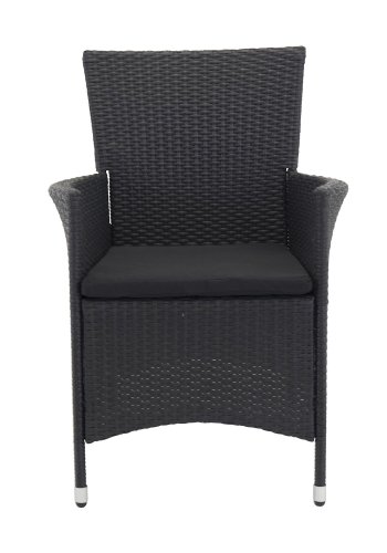 VENTURE DESIGN Knick havestol m. armln - sort stl 