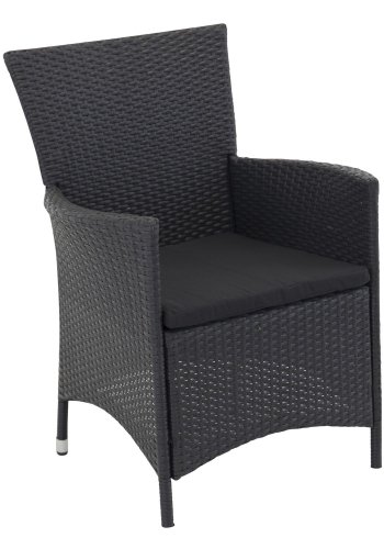 VENTURE DESIGN Knick havestol m. armln - sort stl 