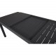 VENTURE DESIGN rektangulr Marbella havebord m. udtrk - sort aluminium 