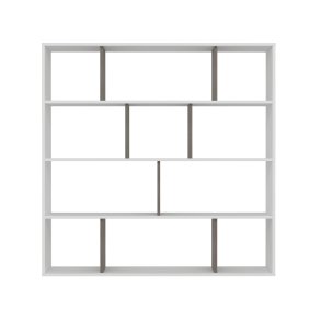 NORDVÄRK Hodbi bogreol - hvid og wenge melamin