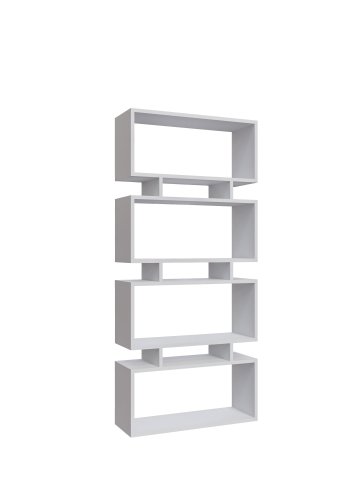 NORDVÄRK Langdon bogreol - hvid melamin