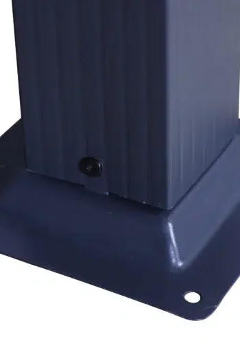 VENTURE DESIGN Lazio pergola, rektangulr - sort polyester og sort aluminium (393x293)