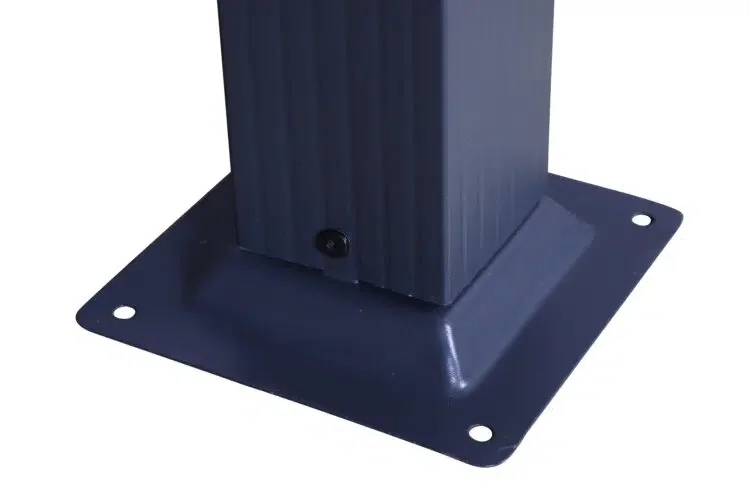 VENTURE DESIGN Lazio pergola, rektangulr - sort polyester og sort aluminium (393x293)