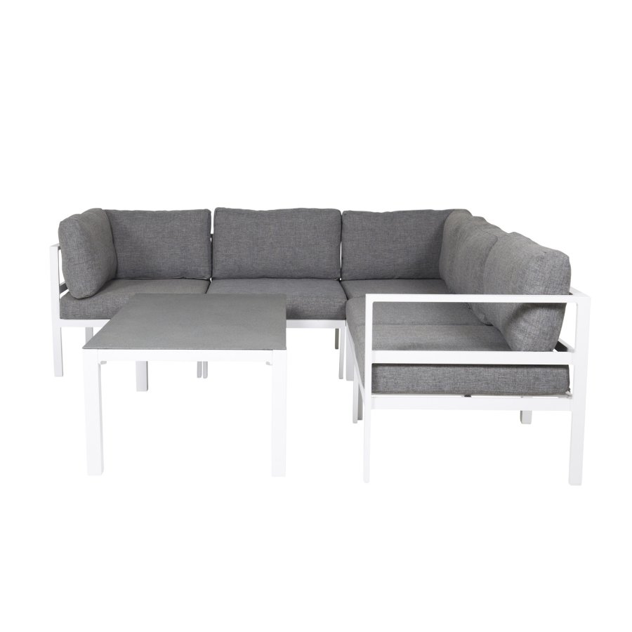VENTURE DESIGN Copacabana Lyx - midterdel modul - gr hynder og hvid aluminium