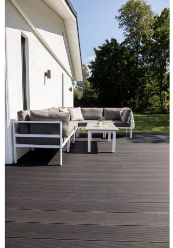 VENTURE DESIGN Copacabana Lyx - midterdel modul - gr hynder og hvid aluminium