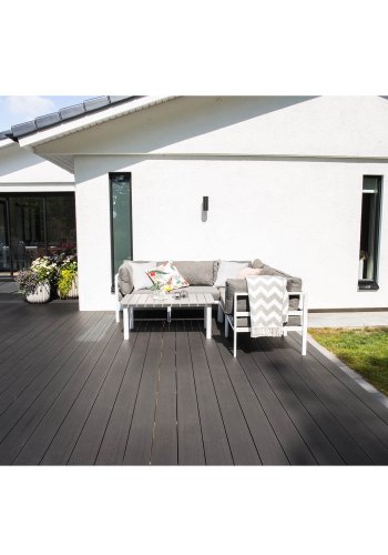 VENTURE DESIGN Copacabana Lyx - midterdel modul - gr hynder og hvid aluminium