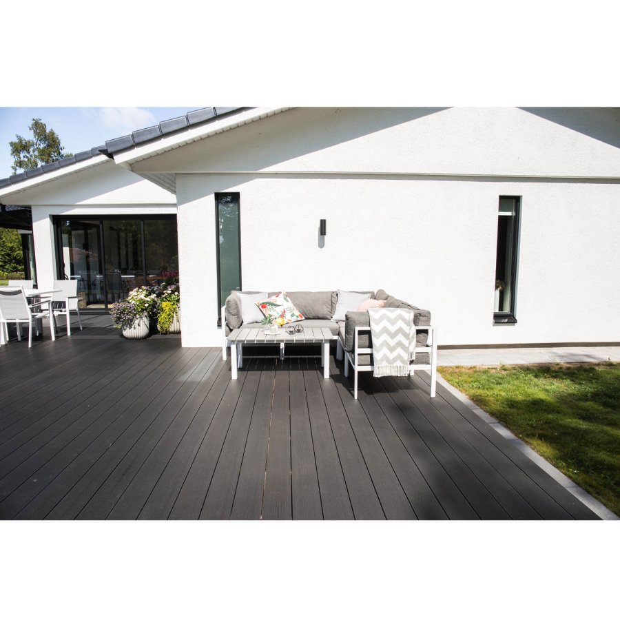 VENTURE DESIGN Copacabana Lyx - midterdel modul - gr hynder og hvid aluminium