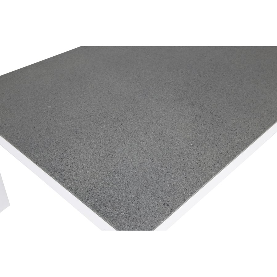 VENTURE DESIGN Copacabana Lyx havebord - gr sprayglas og hvid aluminium