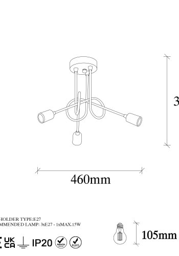 LUMI  lysekrone -942FLG1154
