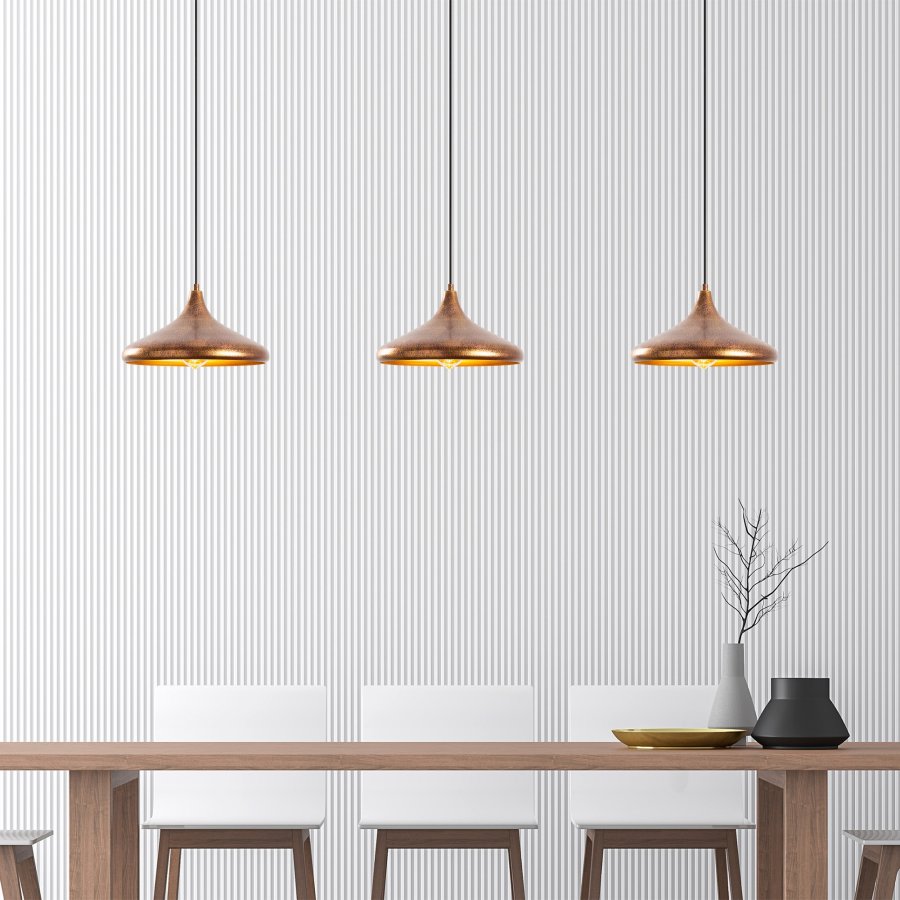 LUMI Barek loftlampe, m. justerbar hjde - multifarvet metal