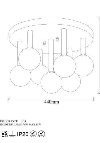 LUMI  lysekrone -942FLG1296