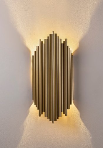 LUMI Kara vglampe - guld metal