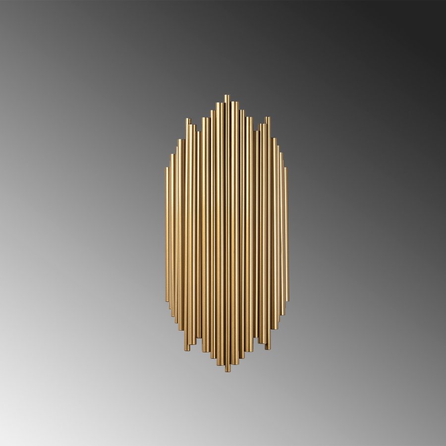 LUMI Kara vglampe - guld metal