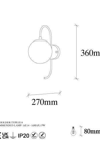 LUMI Novara vglampe -942FLG2127