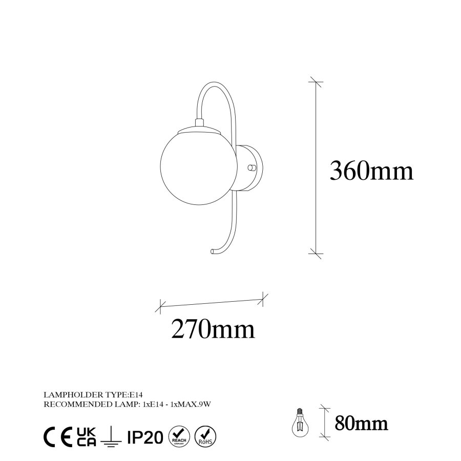 LUMI Novara vglampe -942FLG2127