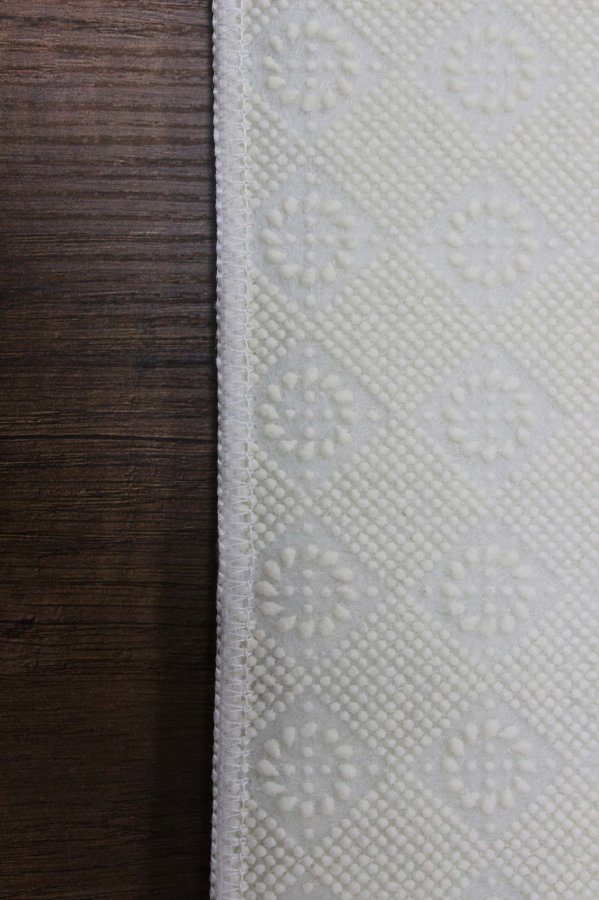 TEPPI Wookece211 gulvtppe m. mnster, rektangulr - multifarvet polyester (50x80)