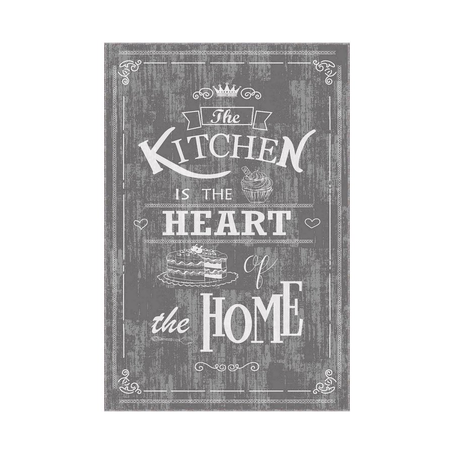 TEPPI Wookece255 gulvtppe, rektangulr - multifarvet polyester (60x100)