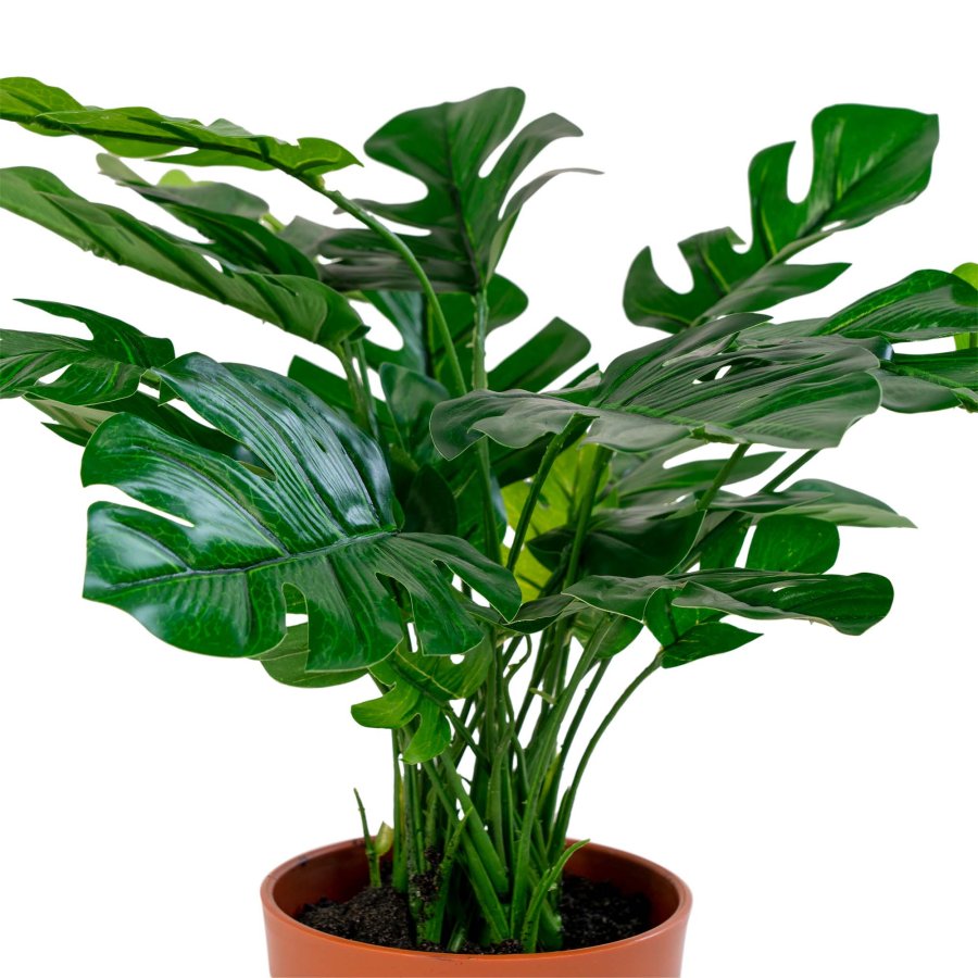 HOUSE NORDIC kunstig Monstera plante - grn plastik og polyester (H:45)