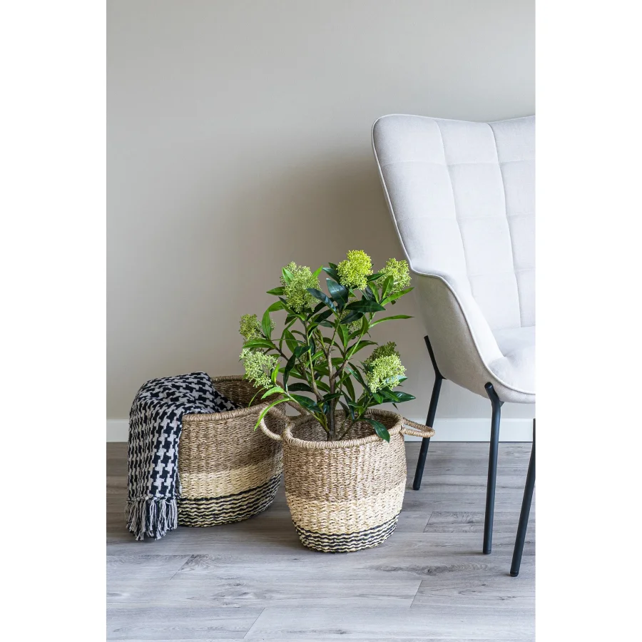 HOUSE NORDIC kunstig Skimmia Tr plante - grn plastik (H:75)