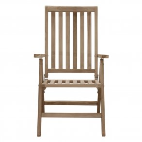 VENTURE DESIGN Kenya udendrs foldestol m. 5 positioner - natur teaktr