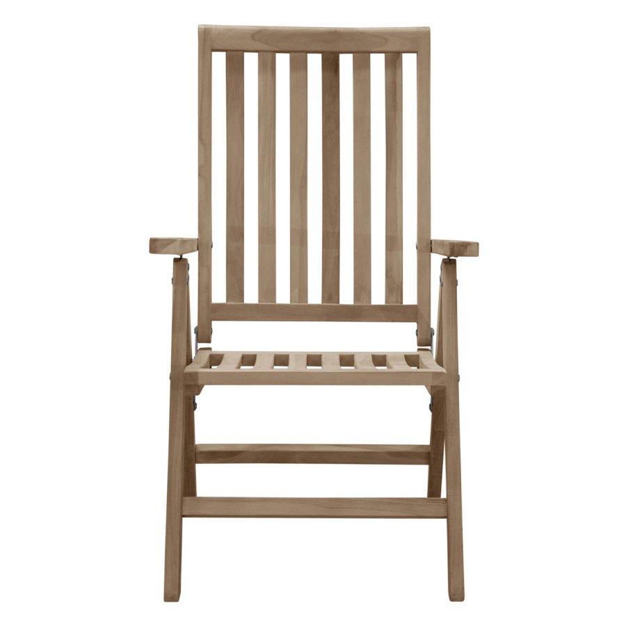 VENTURE DESIGN Kenya udendrs foldestol m. 5 positioner - natur teaktr