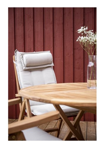 VENTURE DESIGN Kenya udendrs foldestol m. 5 positioner - natur teaktr