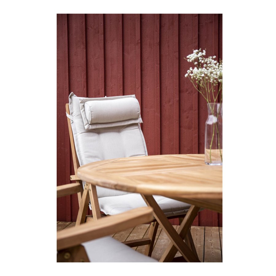 VENTURE DESIGN Kenya udendrs foldestol m. 5 positioner - natur teaktr